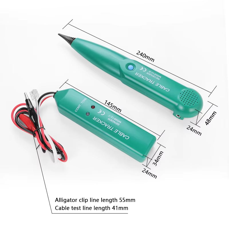 MS6812 Cable Tracker Tester Professional Line LAN Detector UTP STP Telephone Wire Tracer Breakpoint Location Diagnose Tone