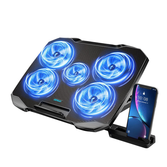 Laptop Cooling Pad Laptop Cooler Stand Laptop Fan Cooling Pad for 12-15.6 Inc...